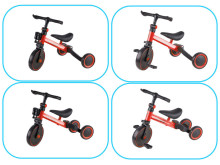 Ikonka Art.KX5377_2 Trike Fix Mini cross-country tricycle 3in1 with pedals red