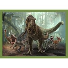 TREFL JURASSIC PARK 35+48+54+70 dėlionių rinkinys „Juros periodo parkas“