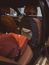 La bebe™ Car Seat Back Protector Avocado Art.148757 Black Защитный чехол для сидения (для спинки автомобильного сидения)