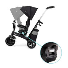 „KinderKraft EasyTwist Art.KREASY00BLK0000 Black“ vaikiškas triratukas