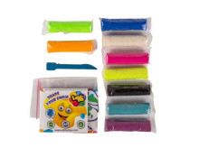 EcoToys City Creative set Play dough set - Asorti 9 colors with glitter 
