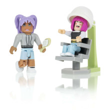 ROBLOX Celebrity Game Packs playset with figures - Brookhaven: Hair & Nails W9
