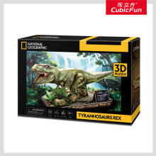 Cubic Fun National Geographic 3D Puzle Art.DS1051H dėlionė „Tiranozauras REX“