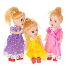 Dollhouse Dolls Set 3 pcs 10 cm