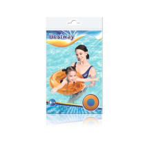 Ikonka Art.KX5005_1 BESTWAY 36022 51cm orange inflatable swimming wheel