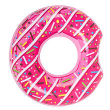 Ikonka Art.KX5003 BESTWAY 36118 "Donut" 107 cm rožinis plaukimo ratas