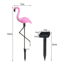 Dārza lampu komplekts - flamingo, 3gab.