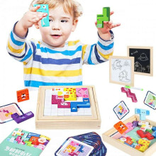 Magnetic animal tetris for children