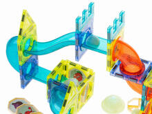 Ikonka Art.KX5144 Šviečiantis magnetinis marmurinis rutuliukas 75el