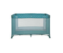 Lorelli Torino Baby Cot  Art.10080452214 ARCTIC FLORAL  Pilka miela mėnulio lovelė - kelioninė lovelė