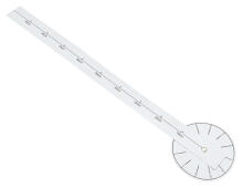 Ikonka Art.KX7848 Wall clock large 80-120cm gold 4 digits