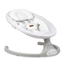 Momi Bouncer LAMI Art.BULE00023 Light Grey Stilīgs mazuļu šūpuļkrēsls ar mūziku