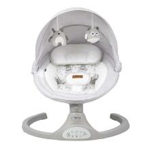 Momi Bouncer LAMI Art.BULE00023 Light Grey Stilīgs mazuļu šūpuļkrēsls ar mūziku