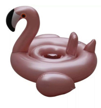 Ikonka Art.KX7512 Inflatable wheel with seat for children Flamingo