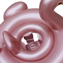 Ikonka Art.KX7512 Inflatable wheel with seat for children Flamingo