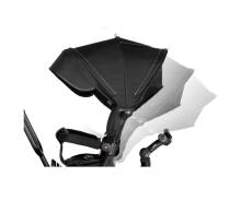 Bebe Basic Premium Air 6 in1  Art.150416 Black  Vaikiškas triratis su rankena ir stogeliu