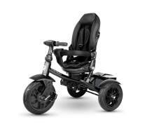Bebe Basic Premium Air 6 in1  Art.150416 Black  Vaikiškas triratis su rankena ir stogeliu