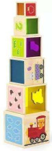 Viga Stacking Cubes Art.44572  Набор кубиков