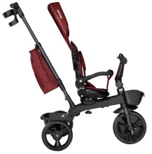 Lionelo Kori Art.150627 Burgundy Children's tricycle with handle and roof
