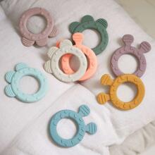 Done by Deer teether 2-pack Deer friends Mustard-Green