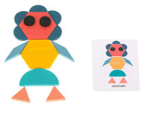 Ikonka Art.KX5367 Medinė Montessori dėlionė 180el.