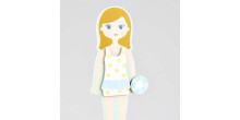Floss&Rock Zuja Art.36P2683 Магнитная игра одевалка кукла Эльзу