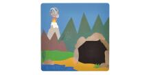 Floss&Rock Zuja Art.40P3564 Magnetic Fun & Games - Dinosaur 4 in 1