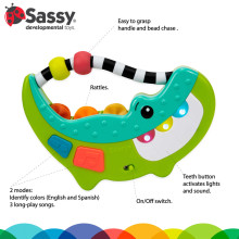 SASSY Развивающая игрушка Крокодил