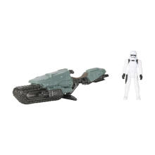 STAR WARS MICRO GALAXY Transporto priemonė su figūrėle uždaroje pakuotėje, W3