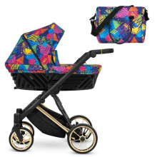 Kunert Ivento Premium Art.IVE-05 Colors Impresion Baby stroller with carrycot