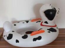 Ikonka Art.KX6789 Inflatable mattress pontoon wheel for children dalmatian