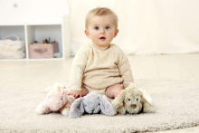 Cloud B Art. CL-7472PP N9/21 Dream Buddies Patch the Puppy™ - klasikinė naktinė „Mocha“ lemputė
