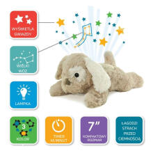 Cloud B Art. CL-7472PP N9/21 Dream Buddies Patch the Puppy™ - klasikinė naktinė „Mocha“ lemputė