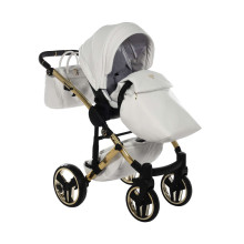 Junama Exclusive V2 Art.JG-03 White Baby universal stroller 2 in 1
