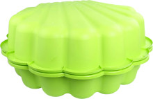 3toysm Art.61059P Sandbox Double shell green - non-slip bottom Smilšu kaste