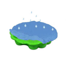 3toysm Art. 69482 Sandpit Big daisy green with cover Песочница с покрытием