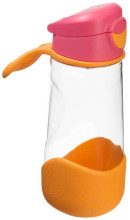 B.Box Sport Bottle Art.BB00606 Strawberry Shake Детская спортивная бутылочка с силиконовым носиком 9+ мес,450 мл