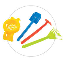 3toysm Art.5371 Turtle wheelbarrow + garden set blue