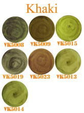 Wool Felt Art.VKMIX27-50 Шерсть разноцветная для Сухого и Мокрого валяния,5 шт.(50г)