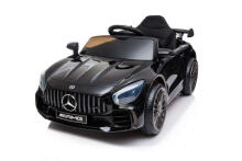 Lean Toys  Mercedes GTR Art.25076 Black  Vaikiškas elektromobilis su papildomu nuotolinio valdymo pulteliu
