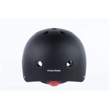 Moovkee Helmet Art.152060 Black Sertificēta, regulējama ķivere bērniem  (48-55 cm)