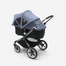Bugaboo Fox/Cameleon3/Lynx breezy sun canopy v2 Art.152381 Dark Cherry Apsauga nuo saulės