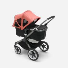 Bugaboo Fox/Cameleon3/Lynx breezy sun canopy Art.152392 Stormy Grey Apsauga nuo saulės