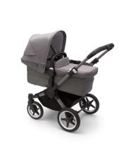 Bugaboo Donkey 6 Mono Сomplete Art.152421 Black Kūdikių universalus vežimėlio transformatorius