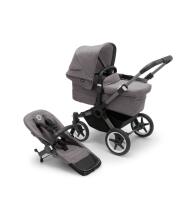 Bugaboo Donkey 6 Mono Сomplete Art.152421 Black Kūdikių universalus vežimėlio transformatorius
