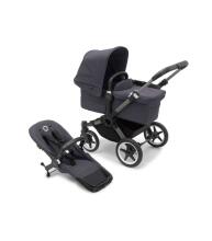 Bugaboo Donkey 6 Mono Complete Art.152426 Deep Indigo Kūdikių universalus vežimėlio transformatorius