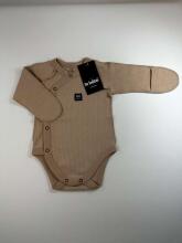 La Bebe™ NO Baby Body Art. 9-10-32 Cappuccino Бодик из 100% мягкого хлопка с длинным рукавом
