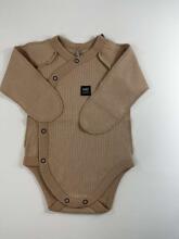 La Bebe™ NO Baby Body Art. 9-10-32 Cappuccino Бодик из 100% мягкого хлопка с длинным рукавом