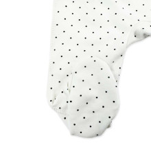 La Bebe™ NO Baby Pants Art. 10-04-20 Dots Zīdaiņu bikses ar plato jostu un pēdiņam no kokvilnas