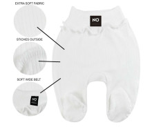 La Bebe™ NO Baby Pants Art. 10-04-23 Dots Детские штанишки с широким поясом и закрытыми пяточками из чистого хлопка